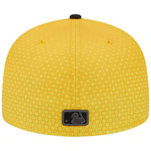 Load image into Gallery viewer, Houston Astros New Era MLB 59FIFTY 5950 Fitted Cap Hat Yellow Crown Black Visor Black Logo (2023 City Connect)