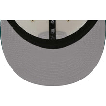 Load image into Gallery viewer, Chicago Cubs New Era MLB 59FIFTY 5950 Fitted Cap Hat Chrome Crown Green Visor Black/Brown Cub Logo Wrigley Field 100 Years Anniversary Gray UV Camp