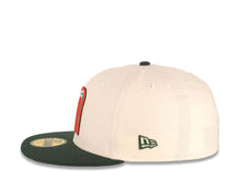 Load image into Gallery viewer, Mexico New Era WBC World Baseball Classic 59FIFTY 5950 Fitted Cap Hat Cream Crown Dark Green Visor Team Color Logo Mexico Flag Side Patch Gray UV
