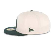 Load image into Gallery viewer, Mexico New Era WBC World Baseball Classic 59FIFTY 5950 Fitted Cap Hat Cream Crown Dark Green Visor Green/Red Logo Mexico Flag Side Patch Red UV