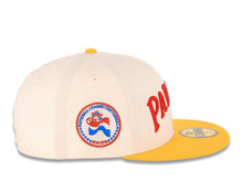 Load image into Gallery viewer, San Diego Padres New Era MLB 59FIFTY 5950 Fitted Cap Hat Chrome White Crown Yellow Visor Cooperstown Script Logo Centennial Side Patch Green UV