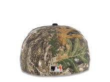 Load image into Gallery viewer, San Diego Padres New Era MLB 59FIFTY 5950 Fitted Cap Hat Real Tree Edge Camo Crown Black Visor White P Logo Jackie Robinson 50th Anniversary SidePatch