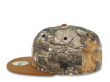 Load image into Gallery viewer, San Diego Padres New Era MLB 59FIFTY 5950 Fitted Cap Hat Real Tree Edge Crown Brown Visor White/Light Khaki Logo 50th Anniversary Side Patch Green UV