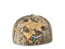 Load image into Gallery viewer, Mexico New Era WBC World Baseball Classic 59FIFTY 5950 Fitted Cap Hat Real-Tree Edge Crown Light Brown Visor Yellow/Black Logo Mexico Flag Side Patch Gray UV