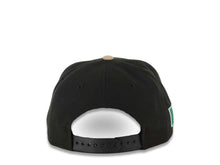 Load image into Gallery viewer, (Youth) Mexico New Era WBC World Baseball Classic 9FIFTY 950 Kid Snapback Cap Hat Black Crown Khaki Visor Metallic Brown Logo Mexico Flag Side Patch