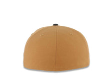 Load image into Gallery viewer, San Diego Padres New Era MLB 59FIFTY 5950 Fitted Cap Hat Light Brown Crown Navy Blue Visor Orange/Navy Blue Logo Gray UV