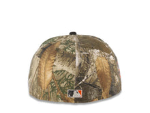 Load image into Gallery viewer, Los Angeles Dodgers New Era MLB 59FIFTY 5950 Fitted Cap Hat Real Tree Edge Crown Black Visor White Logo Jackie Robinson 50th Anniversary Side Patch