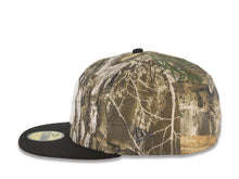 Load image into Gallery viewer, Los Angeles Dodgers New Era MLB 59FIFTY 5950 Fitted Cap Hat Real Tree Camo Crown Black Visor White Logo Jackie Robinson 50th Anniversary Side Patch
