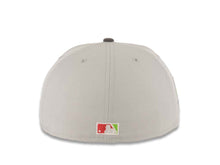 Load image into Gallery viewer, Houston Astros New Era MLB 59FIFTY 5950 Fitted Cap Hat Gray Crown Dark Gray Visor Lime Green/Red Logo 60th Anniversary Side Patch Gray UV
