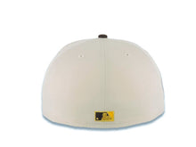 Load image into Gallery viewer, San Diego Padres New Era MLB 59FIFTY 5950 Fitted Cap Hat Stone Crown Dark Brown Visor Dark Brown/Metallic Gold Logo 1971 All-Star Game Side Patch