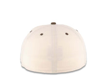 Load image into Gallery viewer, San Diego Padres New Era MLB 59FIFTY 5950 Fitted Cap Hat Cream Crown Brown Visor Brown/Orange Logo Batterman Batty Side Patch Green UV