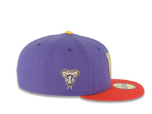 Load image into Gallery viewer, Arizona Diamondbacks New Era MLB 59FIFTY 5950 Fitted Cap Hat Light Purple Crown Red Visor White/Blue Logo Gray UV