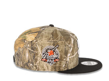 Load image into Gallery viewer, San Diego Padres New Era MLB 9FIFTY 950 Snapback Cap Hat Real Tree Edge Camo Crown Black Visor White/Black Logo 40th Anniversary Side Patch Gray UV