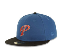 Load image into Gallery viewer, San Diego Padres New Era MLB 59FIFTY 5950 Fitted Cap Hat Blue Crown Black Visor Metallic Red/White P Script Logo 2016 All-Star Game Side Patch