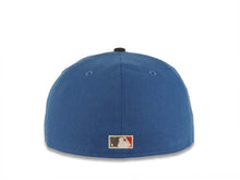 Load image into Gallery viewer, San Diego Padres New Era MLB 59FIFTY 5950 Fitted Cap Hat Blue Crown Black Visor Metallic Red/White P Script Logo 2016 All-Star Game Side Patch