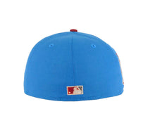 Load image into Gallery viewer, Boston Red Sox New Era MLB 59FIFTY 5950 Fitted Cap Hat Cardinal Blue Crown Dark Gray Visor Metallic Red/Cream Logo 1999 All-Star Game Side Patch Gray UV