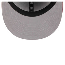 Load image into Gallery viewer, (Youth) San Diego Padres New Era MLB 59FIFTY 5950 Kid Fitted Cap Hat Navy Blue Crown Cardinal Visor White Logo (2-Tone Color Pack)