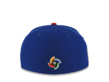 Load image into Gallery viewer, Puerto Rico New Era World Baseball Classic WBC 59FIFTY 5950 Fitted Cap Hat Royal Blue Crown Red Visor Cream/Red Logo Gray UV
