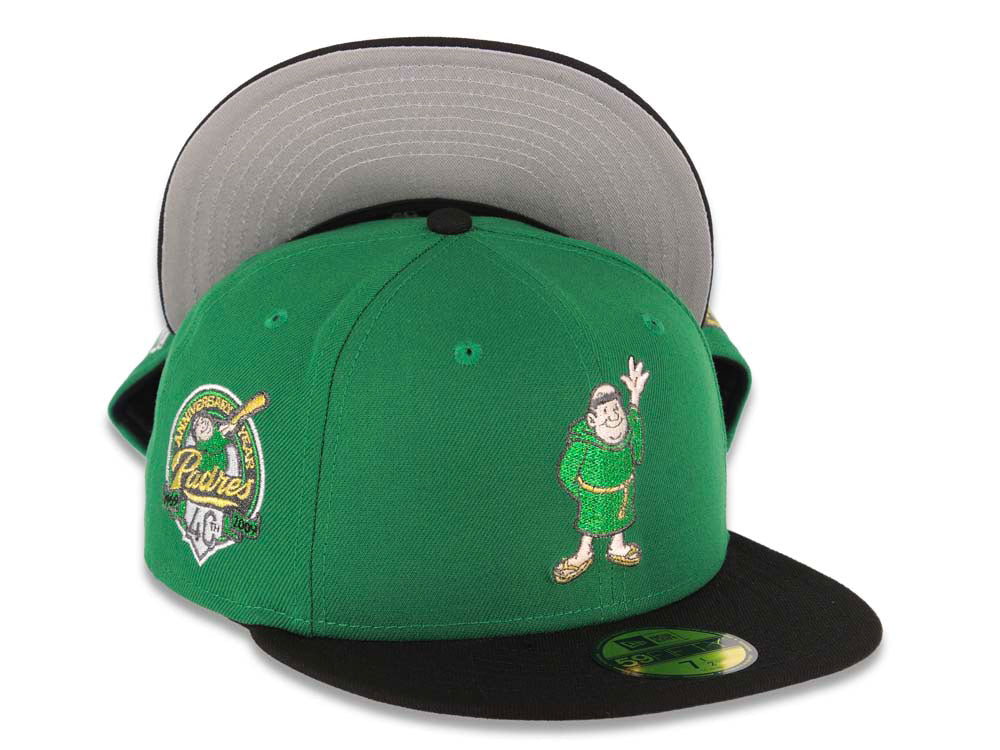 San Diego Padres New Era MLB 59FIFTY 5950 Fitted Cap Hat Green