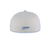 Load image into Gallery viewer, Minnesota Twins New Era MLB 59FIFTY 5950 Fitted Cap Hat Stone Crown Gray Visor Metallic Gray/Brown 2010 Inaugural Season Side Patch Sky Blue UV