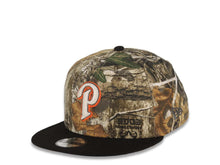 Load image into Gallery viewer, (Youth) San Diego Padres New Era MLB 9FIFTY 950 Kid Snapback Cap Hat Real Tree Edge Crown Black Visor Glow White/Orange Logo 50th Anniversary Side