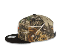 Load image into Gallery viewer, (Youth) San Diego Padres New Era MLB 9FIFTY 950 Kid Snapback Cap Hat Real Tree Edge Crown Black Visor Glow White/Orange Logo 50th Anniversary Side