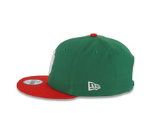 Load image into Gallery viewer, (Youth) San Diego Padres New Era MLB 9FIFTY 950 Kid Snapback Cap Hat Green Crown Red Visor White Logo 40th Anniversary Side Patch Gray UV