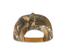 Load image into Gallery viewer, Mexico New Era WBC World Baseball Classic 9FIFTY 950 Snapback Cap Hat Real Tree Edge Camo Crown Tan Visor Yellow/Dark Brown/Cream Logo Gray UV