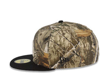 Load image into Gallery viewer, Los Angeles Dodgers New Era MLB 59FIFTY 5950 Fitted Cap Hat Real Tree Edge Camo Crown Black Visor Glow White Logo Batterman Batty Side Patch Gray UV