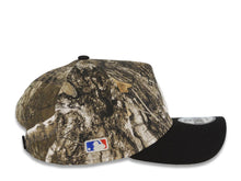 Load image into Gallery viewer, (Glow In The Dark) Atlanta Braves New Era MLB 9FORTY 940 Adjustable A-Frame Cap Hat Real Tree Edge Camo Crown Black Visor Glow White Logo Side Batty