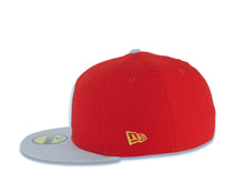 Load image into Gallery viewer, Seattle Mariners New Era MLB 59FIFTY 5950 Fitted Cap Hat Red Crown Gray Visor White/Metallic Gold/Black Logo 2023 All-Star Game Side Patch Green UV