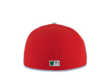 Load image into Gallery viewer, Seattle Mariners New Era MLB 59FIFTY 5950 Fitted Cap Hat Red Crown Gray Visor White/Metallic Gold/Black Logo 2023 All-Star Game Side Patch Green UV