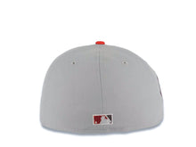 Load image into Gallery viewer, San Diego Padres New Era MLB 59FIFTY 5950 Fitted Cap Hat Gray Crown Black Visor Metallic Red/Black/White Logo 2016 All-Star Game Side Patch Red UV