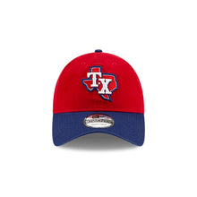 Load image into Gallery viewer, Texas Rangers New Era MLB 9TWENTY 920 Adjustable Cap Hat Red Crown Royal Blue Visor Team Color State Map Logo