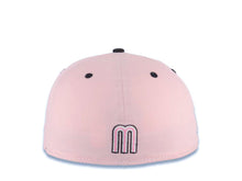 Load image into Gallery viewer, Mexico New Era WBC World Baseball Classic 59FIFTY 5950 Fitted Cap Hat Pink Crown Black Visor White/Dark Pink/Black Logo Mexico Flag Side Patch Green UV