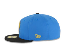 Load image into Gallery viewer, San Diego Padres New Era MLB 59FIFTY 5950 Fitted Cap Hat Royal Blue Crown Black Visor Metallic Gold/Black P Logo 40th Anniversary Side Patch Gray UV