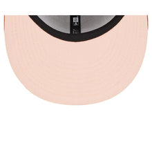 Load image into Gallery viewer, Houston Astros New Era MLB 59FIFTY 5950 Fitted Wildlife Cap Hat Wheat Crown Dark Orange Visor White/Metallic Orange Logo Turtle Side Patch