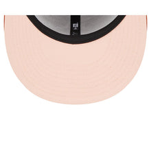 Load image into Gallery viewer, Texas Rangers New Era MLB 59FIFTY 5950 Fitted Wildlife Cap Hat Wheat Crown Dark Orange Visor White/Red Logo Turtle Side Patch