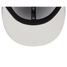 Load image into Gallery viewer, New York Yankees New Era MLB 59FIFTY 5950 Fitted Wildlife Cap Hat Gray Crown Dark Sky Blue Visor Dark Blue Logo Shark Side Patch