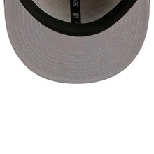 Load image into Gallery viewer, San Diego Padres New Era MLB 59FIFTY 5950 Fitted Cap Hat Cream Crown Navy Visor Navy/Gold Script Logo 40th Anniversary Side Patch Corduroy Classic