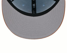 Load image into Gallery viewer, Atlanta Braves New Era MLB 9FIFTY 950 Snapback Cap Hat Dark Sky Blue Crown Dark Orange Visor Dark Orange Logo (2-Tone Color Pack)