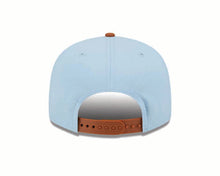 Load image into Gallery viewer, Los Angeles Dodgers New Era MLB 9FIFTY 950 Snapback Cap Hat Dark Sky Blue Crown Dark Brown Visor Dark Brown/White Logo (2-Tone Color Pack)