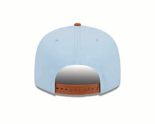 Load image into Gallery viewer, San Diego Padres New Era MLB 9FIFTY 950 Snapback Cap Hat Dark Sky Blue Crown Dark Orange Visor Dark Orange/White Logo (2-Tone Color Pack)