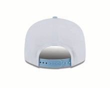 Load image into Gallery viewer, San Diego Padres New Era MLB 9FIFTY 950 Snapback Cap Hat White Crown Dark Sky Blue Visor Pink/Blue Logo (2-Tone Color Pack)