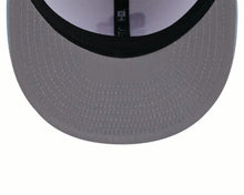 Load image into Gallery viewer, San Diego Padres New Era MLB 9FIFTY 950 Snapback Cap Hat White Crown Dark Sky Blue Visor Pink/Blue Logo (2-Tone Color Pack)