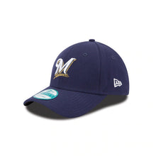 Load image into Gallery viewer, Milwaukee Brewers New Era MLB 9FORTY 940 Adjustable Cap Hat Navy Crown/Visor White/Gold Logo