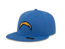 Load image into Gallery viewer, San Diego Chargers Reebok NFL Fitted Cap Hat Sky Power Blue Crown/Visor Team Color Logo