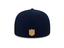 Load image into Gallery viewer, San Diego Chargers Reebok NFL Fitted Cap Hat Navy Crown/Visor Team Color Superlogo Big Large Screen Printed Logo