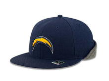 Load image into Gallery viewer, San Diego Chargers Reebok NFL Fitted Cap Hat Navy Crown/Visor Team Color Logo With Ear Band