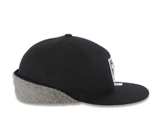 Load image into Gallery viewer, Oakland Raiders Reebok NFL Fitted Cap Hat Black Crown/Visor Team Color Logo With Ear Band